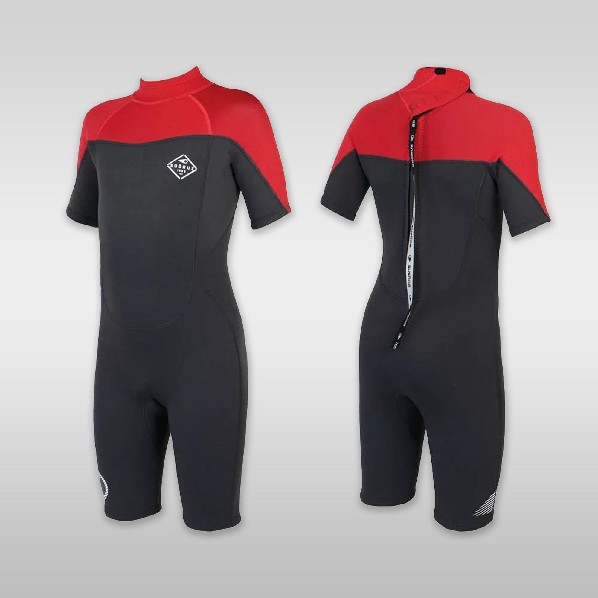 Soöruz wetsuit wetsuit shorty FLY Shorty Back-Zip Black 2/2